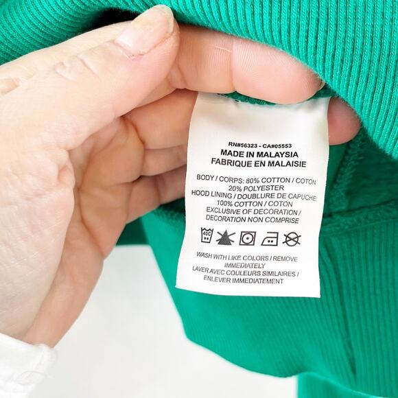 Nike Sportswear Phoenix Fleece Oversized Pullover Hoodie Green Large - Picture 5 of 5